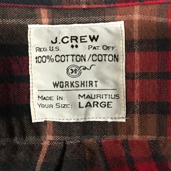 J. Crew Other - Men’s Plaid Workshirt